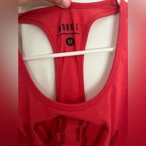Red NOBULL tank top